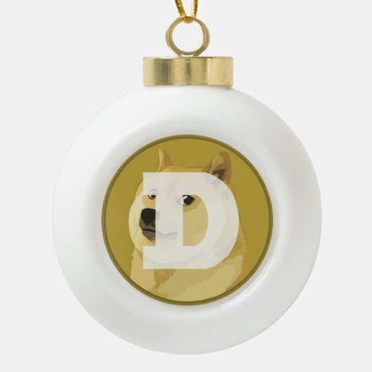 Dokokoen in keramische kerstversiering bal ornament (Voorkant)