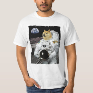 Dokokoetsastronaut naar de maan t-shirt