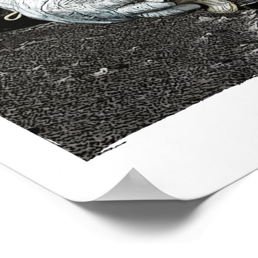 Dokokoetsastronaut Poster (Hoek)