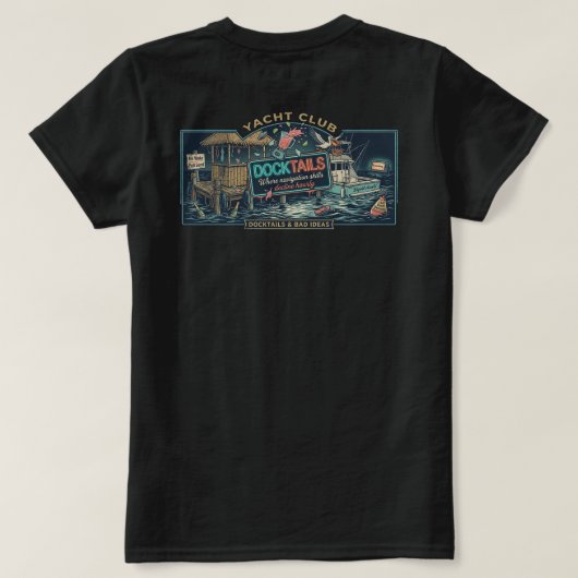 Doktails & Slecht Iddere Zooi T-shirt (Design achterkant)