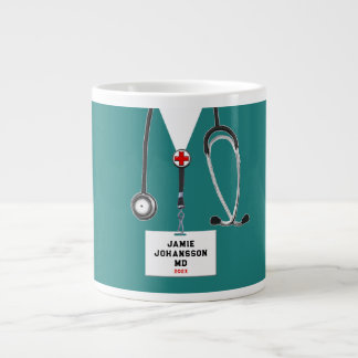Dokter afgestudeerd aan de medische faculteit 2026 grote koffiekop