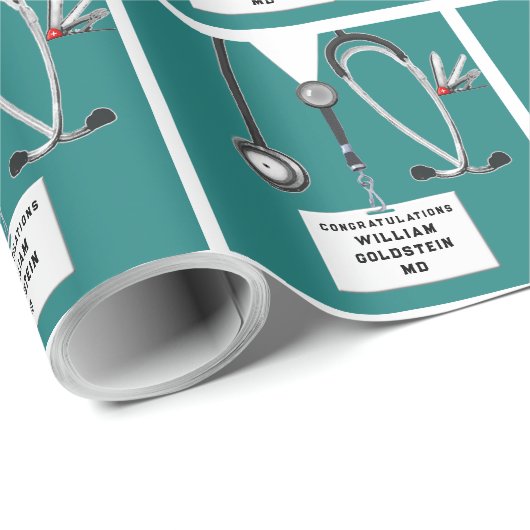 Dokter Afstudeercadeau Cadeaupapier (Rol Hoek)