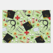 Dokter Afstudeercadeau Inpakpapier Vellen (Voorkant 2)