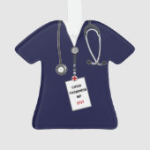 Dokter Afstudeercadeau Ornament (achterkant)