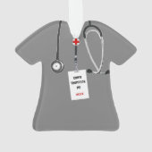 Dokter Afstudeercadeau Ornament (achterkant)