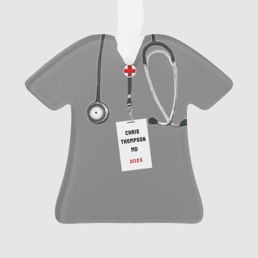 Dokter Afstudeercadeau Ornament (voorkant)