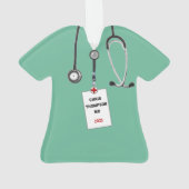Dokter Afstudeercadeau Ornament (achterkant)