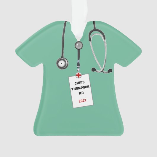 Dokter Afstudeercadeau Ornament (voorkant)