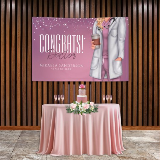Dokter Afstudeercongratulatiebanner Spandoek