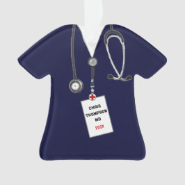 Dokter Afstuderen Keepsake 2024 Ornament