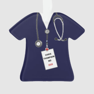 Dokter Afstuderen Keepsake 2024 Ornament