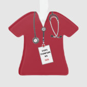 Dokter Afstuderen Keepsake 2024 Ornament (voorkant)