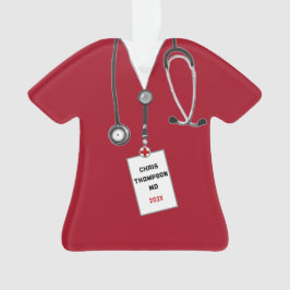 Dokter Afstuderen Keepsake 2024 Ornament