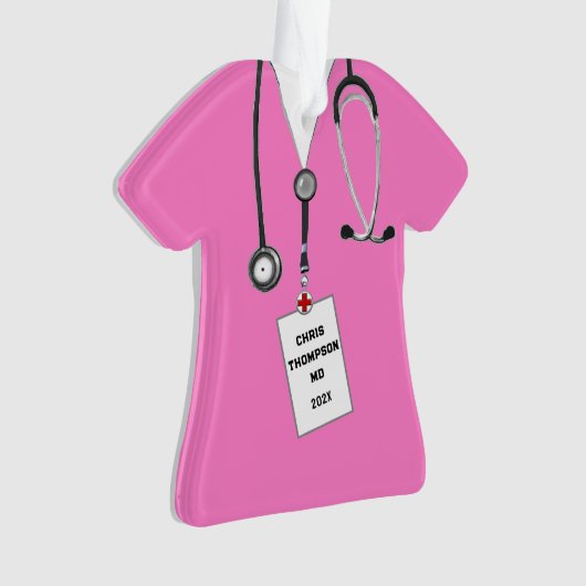 Dokter Afstuderen Keepsake 2024 Ornament (voorkant)