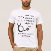 Dokter als Covfefe is gelijk voor u Trump Twitter T-shirt (Voorkant)