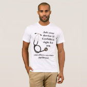 Dokter als Covfefe is gelijk voor u Trump Twitter T-shirt (Voorkant volledig)