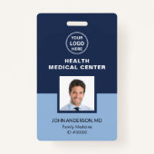 Dokter Bar Code ID van medische zorgkliniek Badge (Voorkant)