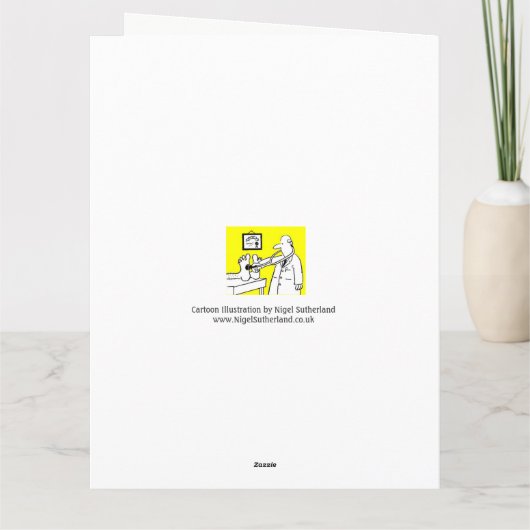 Dokter Best Wishes Kaart (Achterkant)