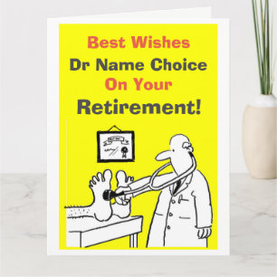 Dokter Best Wishes Kaart