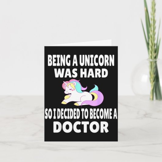 Dokter cadeau medische school afstuderen md phd gr kaart (Voorkant)
