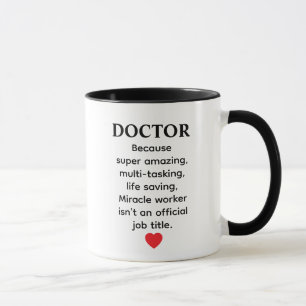 Dokter cadeau toekomst dokter vrouwelijke dokter o mok