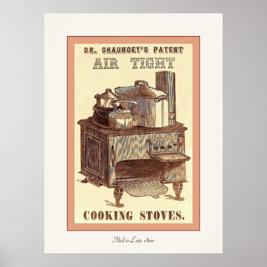 Dokter Chauncey's ~  Adverteren Poster. Poster (Voorkant)