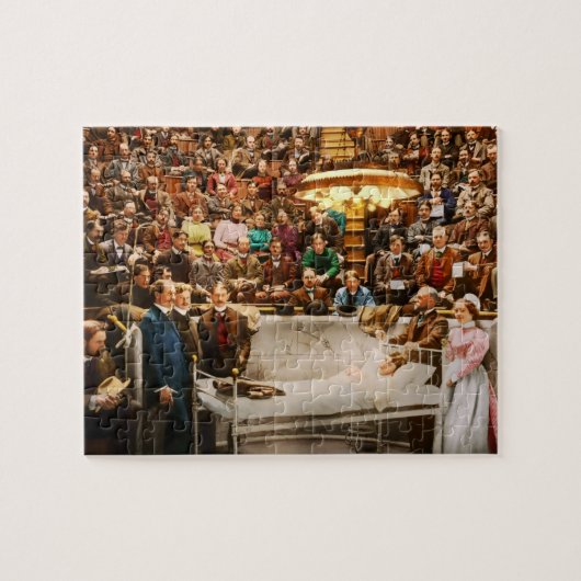 Dokter - Chirurg - Oefening baart kunst 1900 Legpuzzel (Horizontaal)