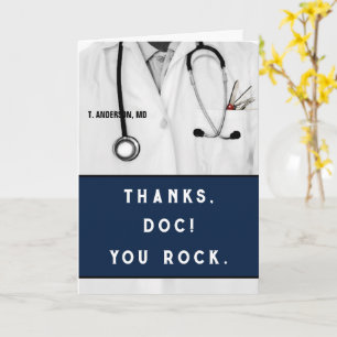 Dokter dank u kaart
