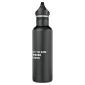 Dokter die een offerte maakt waterfles  (Rechts)