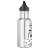 Dokter die zijn stethoscoop in Feet gebruikt. Grap Waterfles (Links)