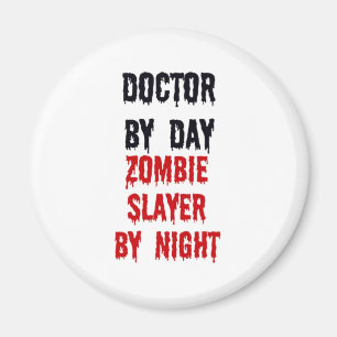 Dokter Door Dag Zombie Slayer Door Nacht Magneet