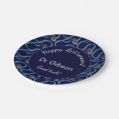 Dokter en Verpleegkundige Pensioen Partij Papieren Bordje (Gekanteld)