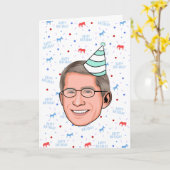 Dokter Fauci Verjaardag Kaart (Gele Bloem)