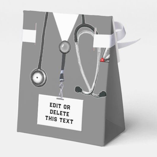 Dokter Feestgunst Doos Bedankdoosjes (Achterkant)