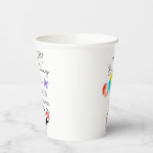 Dokter Gelukkige Verjaardagsballonnen Vlakke Verja Papieren Bekers (Links)