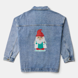 Dokter Gnome Medische Professionele Vrouwen Denim Jacket