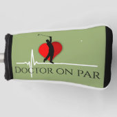 Dokter golfen eig lijn hart golfheadcover (Voorkant)