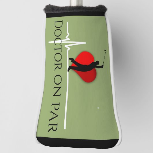 Dokter golfen eig lijn hart golfheadcover (Draai 90)