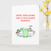 dokter grapje kaart (Gele Bloem)