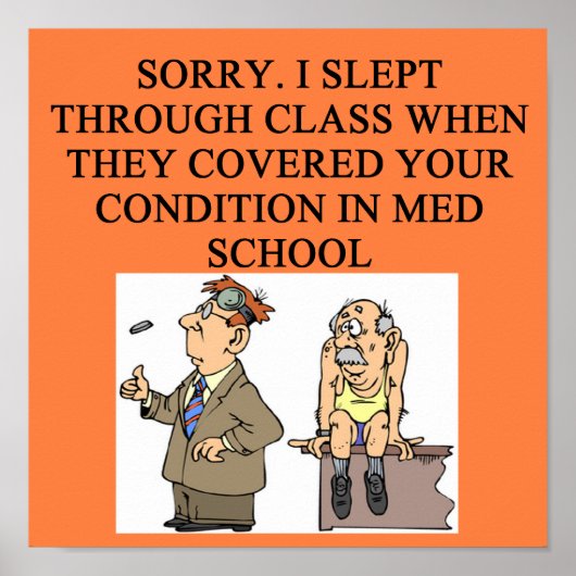 dokter grapje poster (Voorkant)