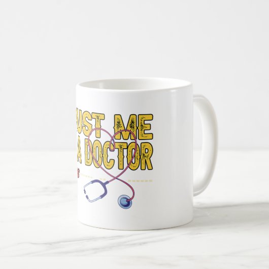 Dokter huisarts Medic Funny Gift Koffiemok (Voorkant rechts)