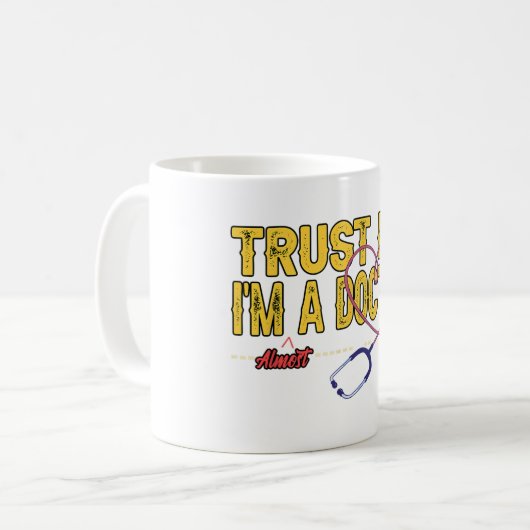 Dokter huisarts Medic Funny Gift Koffiemok (Voorkant links)