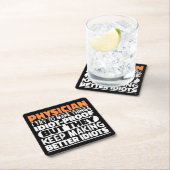 Dokter Ik probeer dingen grappig te maken Kartonnen Onderzetters (Insitu)