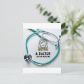 Dokter in de dop briefkaart (Staand voorkant)