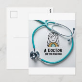 Dokter in de dop briefkaart (Voorkant / Achterkant)