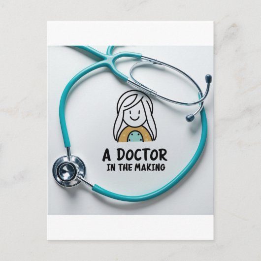 Dokter in de dop briefkaart (Voorkant)