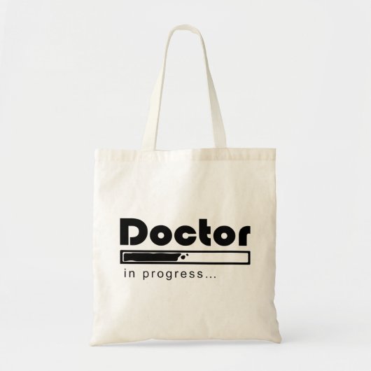 Dokter in Opleiding Laadbalk Grappig Geneeskundest Tote Bag (Voorkant)