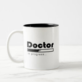 Dokter in Opleiding Laadbalk Grappig Geneeskundest Tweekleurige Koffiemok