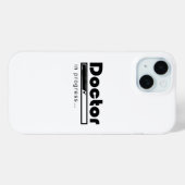 Dokter in Opleiding Laadbalk Grappig Med Student Case-Mate iPhone Case (Achterkant (horizontaal))