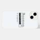 Dokter in Uitvoering Grappige Med-student Laadbalk Case-Mate iPhone Case (Achterkant (horizontaal))